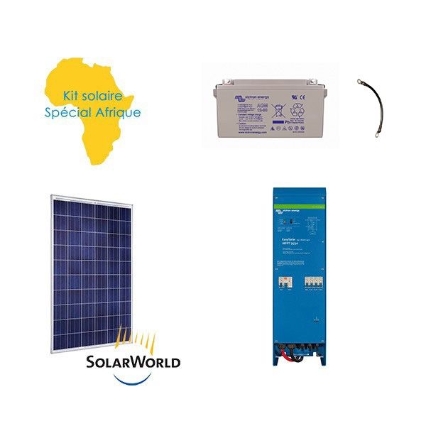 Quel Batterie Pour Panneau Solaire 250w Kit solaire 250W anti-coupures Spécial Afrique