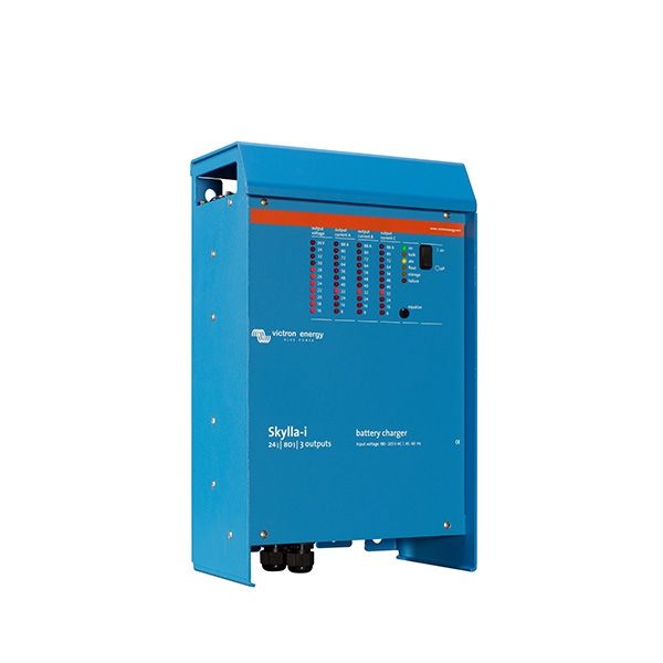 Chargeur Victron Skylla-TG 24V 30A – 2 Sorties Isolées, Réglage Précis, Alimentation AC/DC, Pour Batteries Scellées