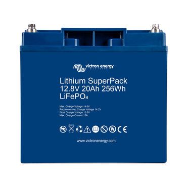 Batterie Lithium SuperPack 12,8V/20Ah - Victron Energy (BMS int&eacute;gr&eacute;)