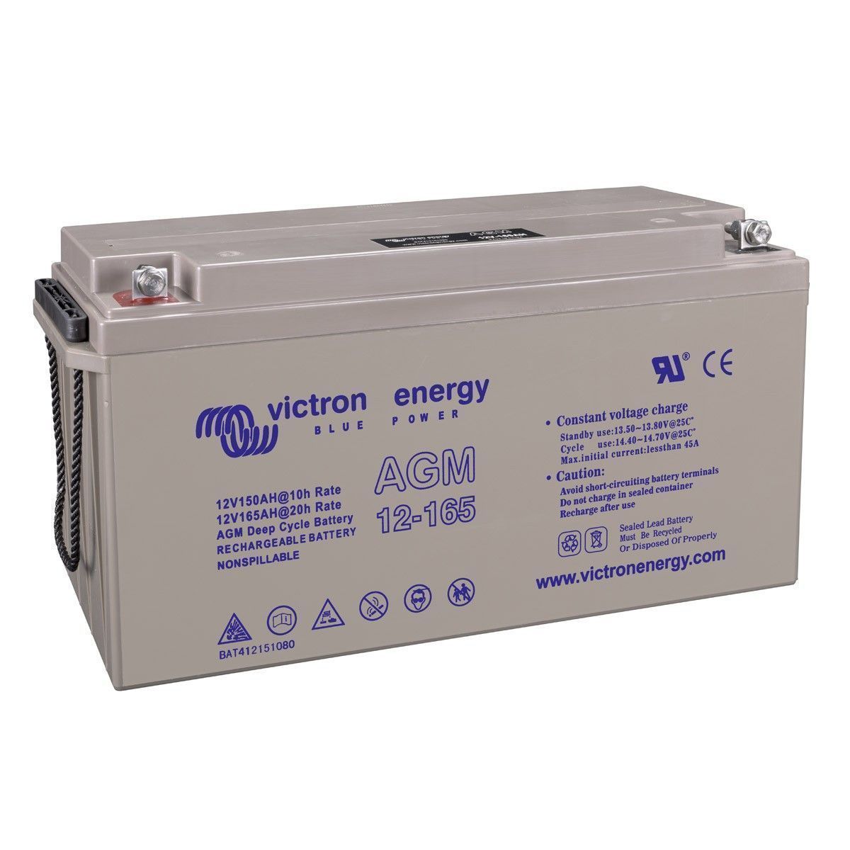 Batterie solaire 165Ah AGM 12V Victron Energy