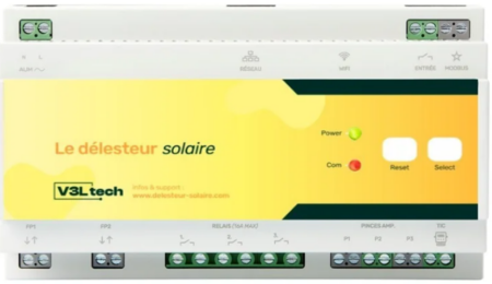 D&eacute;lesteur Solaire Kano - Routeur pour optimiser l'autoconsommation (avec 1 pince amp&egrave;rem&eacute;trique)