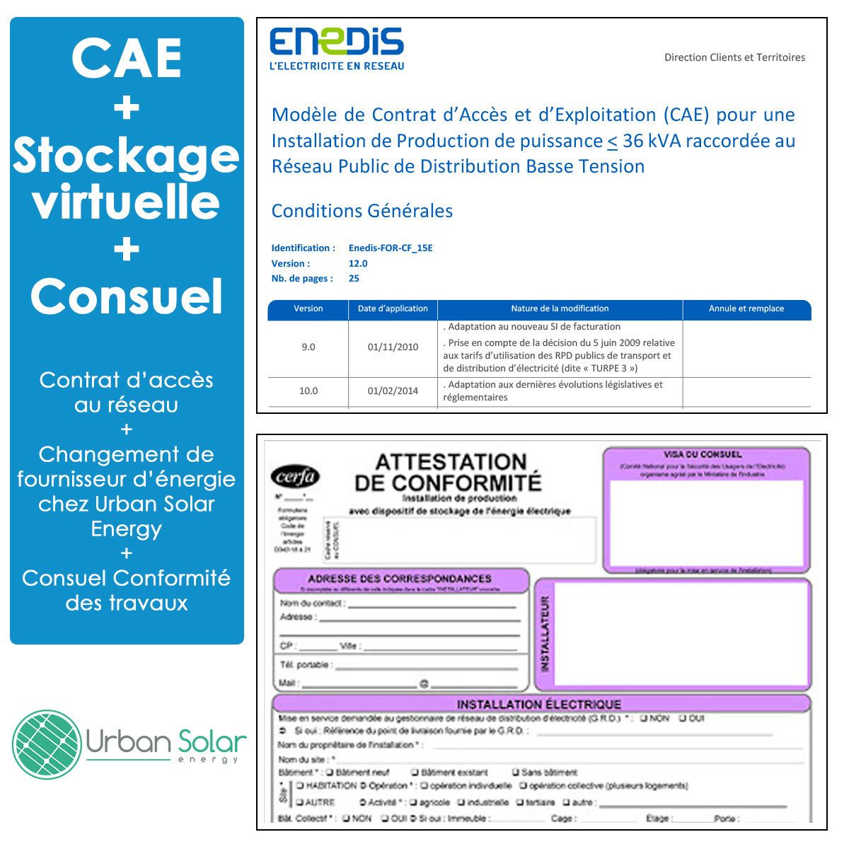 Déclaration Enedis Installation Solaire Inférieur à 3kw