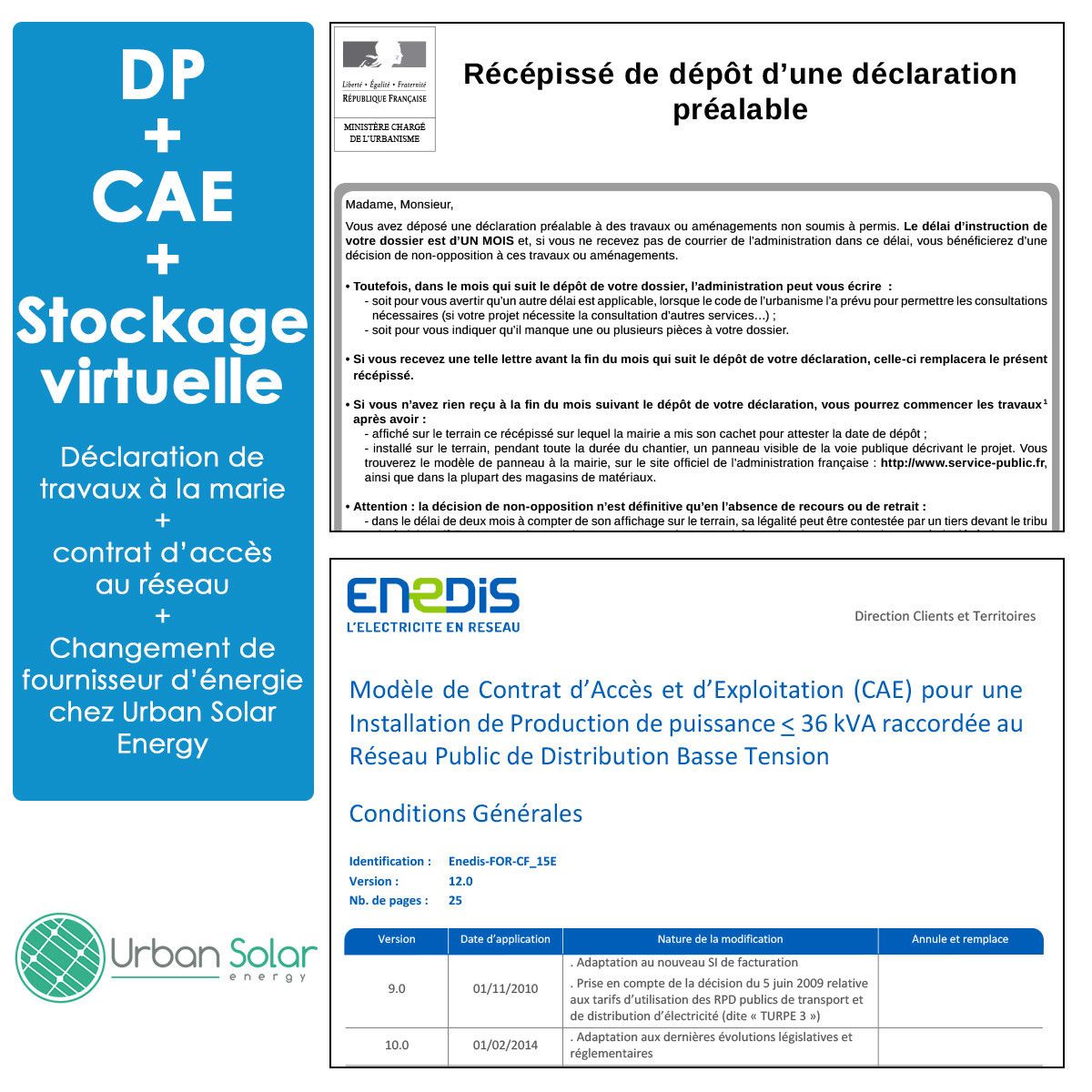 Déclaration Enedis Installation Solaire Inférieur à 3kw