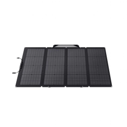 Panneau Solaire Portable EcoFlow 220W Bifacial, Pliable, MPPT, Noir, Camping