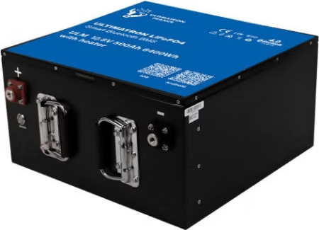 Ultimatron Batterie Lithium sous si&egrave;ge 12.8V 250Ah LiFePO4 Smart BMS Avec Bluetooth - Version chauffante
