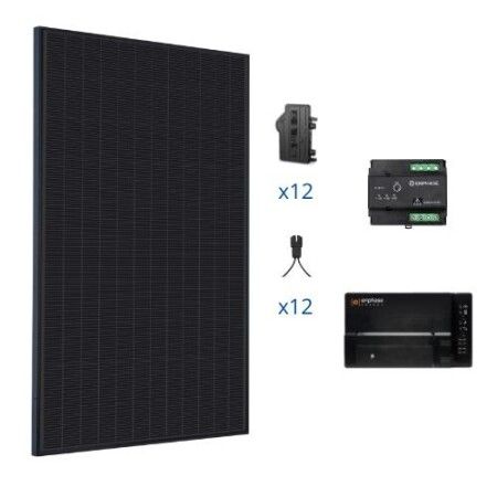 Kit autoconsommation 6000W VOLTEC/ENPHASE - Portrait - Triphas&eacute;