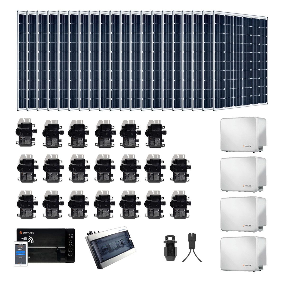 Kit Solaire 6000W Autoconsommation avec batterie