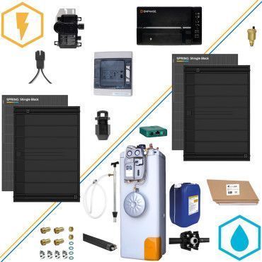Kit solaire 750W autoconsommation hybride PVT 100% SPRING - PLUG & PLAY