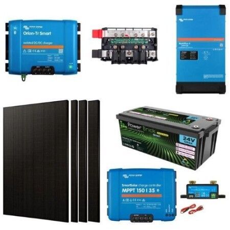 Kit solaire Camion DMEGC / Victron 4 x 500W (2000W)