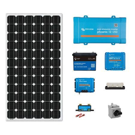 Kit solaire 190W - Victron / Ultimatron- Full options