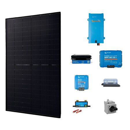 Kit solaire V&eacute;hicule - 500W - Jolywood / Ultimatron / Victron - full options