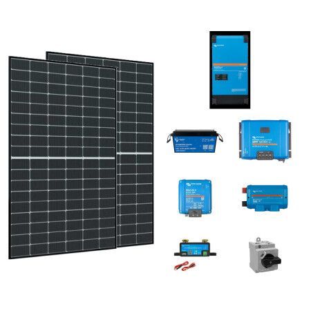 Kit solaire v&eacute;hicule - 900W - DMEGC/ Ultimatron /Victron - full options