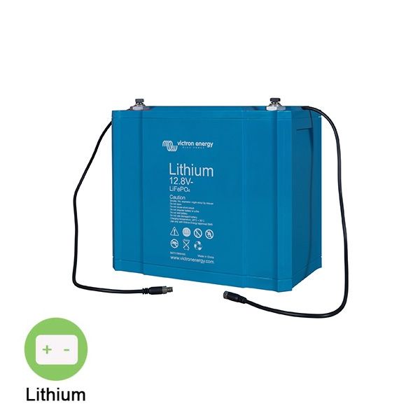 Batterie Lithium 12,8V/200Ah Smart Victron Energy (BMS à ajouter)