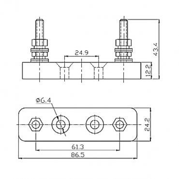 Porte-fusible ANL-fuse - Victron Energy
