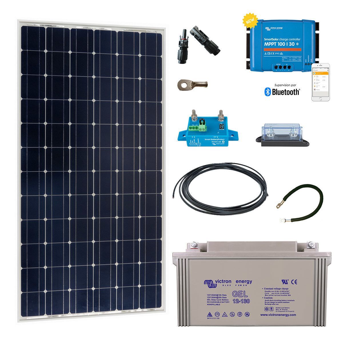 kit solaire 305w autonome 12v kit solaire 305w autonome 12v