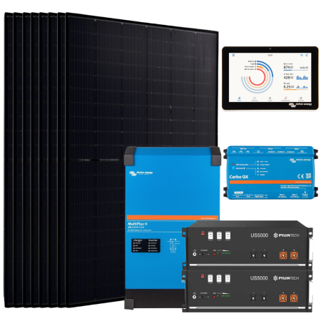 Visuel - Kit Solaire Hors R&eacute;seau 4000W - Hybride 230V5000VA